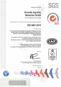 Borealis ISO 9001:2015 Certificate (Linz)