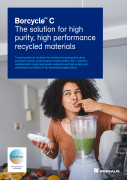 Borcycle™ C  - The solution for high purity, high performance recycled materials